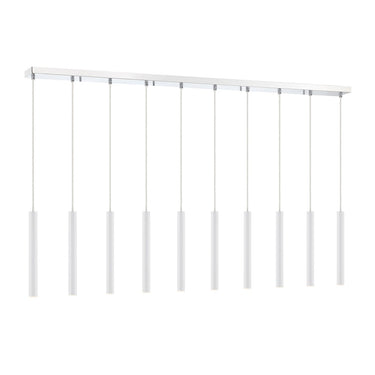 Z-Lite 12" High Forest 10 Light Linear Chandelier image 11