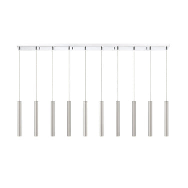 Z-Lite 12" High Forest 10 Light Linear Chandelier image 12