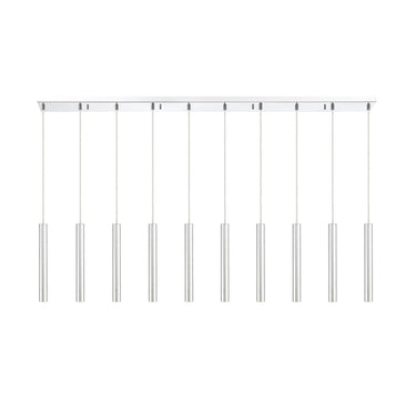 Z-Lite 12" High Forest 10 Light Linear Chandelier image 13