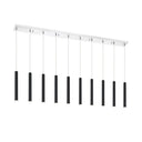 Z-Lite 12" High Forest 10 Light Linear Chandelier image 2