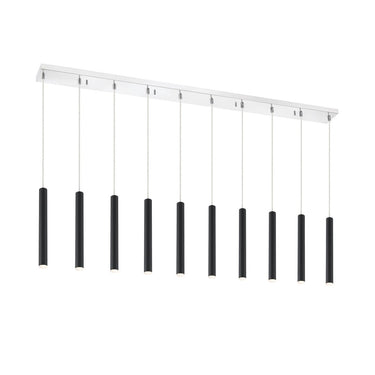 Z-Lite 12" High Forest 10 Light Linear Chandelier image 2