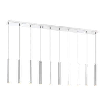 Z-Lite 12" High Forest 10 Light Linear Chandelier image 5