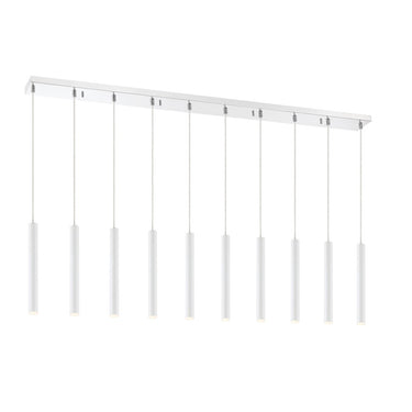 Z-Lite 12" High Forest 10 Light Linear Chandelier image 7