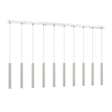 Z-Lite 12" High Forest 10 Light Linear Chandelier image 8