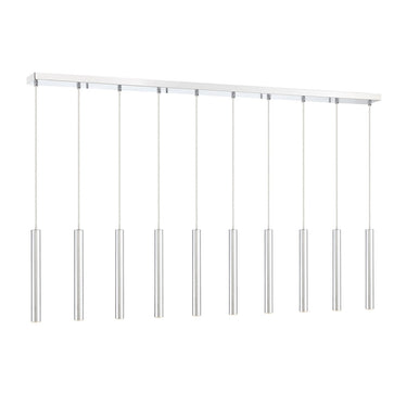 Z-Lite 12" High Forest 10 Light Linear Chandelier image 9