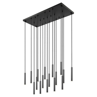 Z-Lite 12" High Forest 17 Light Linear Chandelier image 1