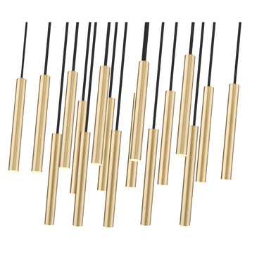 Z-Lite 12" High Forest 17 Light Linear Chandelier image 11