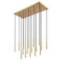 Z-Lite 12" High Forest 17 Light Linear Chandelier image 2