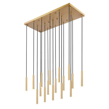 Z-Lite 12" High Forest 17 Light Linear Chandelier image 2