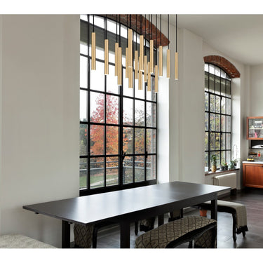 Z-Lite 12" High Forest 17 Light Linear Chandelier image 20