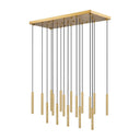 Z-Lite 12" High Forest 17 Light Linear Chandelier image 5