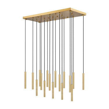 Z-Lite 12" High Forest 17 Light Linear Chandelier image 5