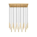 Z-Lite 12" High Forest 17 Light Linear Chandelier image 8