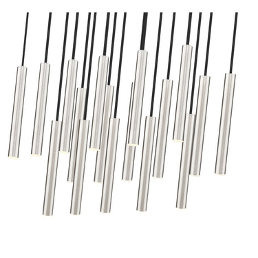 Z-Lite 12" High Forest 17 Light Linear Chandelier image 9