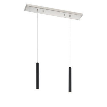 Z-Lite 12" High Forest 2 Light Linear Chandelier image 1