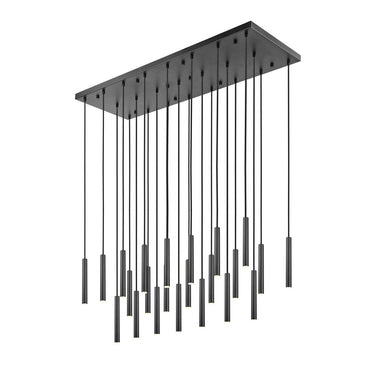 Z-Lite 12" High Forest 23 Light Linear Chandelier image 1