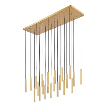 Z-Lite 12" High Forest 23 Light Linear Chandelier image 2