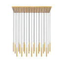 Z-Lite 12" High Forest 23 Light Linear Chandelier image 5