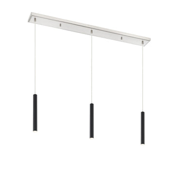 Z-Lite 12" High Forest 3 Light Linear Chandelier image 1