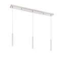 Z-Lite 12" High Forest 3 Light Linear Chandelier image 2