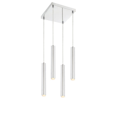 Z-Lite 12" High Forest 4 Light Chandelier image 1