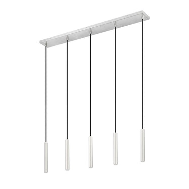 Z-Lite 12" High Forest 5 Light Linear Chandelier image 12