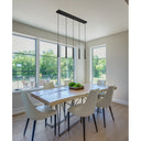 Z-Lite 12" High Forest 5 Light Linear Chandelier image 16