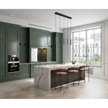 Z-Lite 12" High Forest 5 Light Linear Chandelier image 19