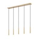 Z-Lite 12" High Forest 5 Light Linear Chandelier image 2