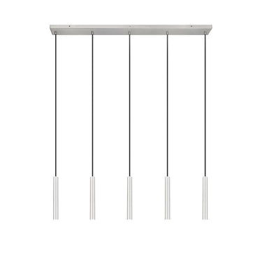 Z-Lite 12" High Forest 5 Light Linear Chandelier image 3