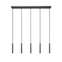 Z-Lite 12" High Forest 5 Light Linear Chandelier image 4