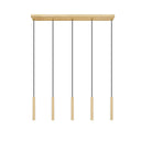 Z-Lite 12" High Forest 5 Light Linear Chandelier image 5