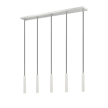 Z-Lite 12" High Forest 5 Light Linear Chandelier image 6
