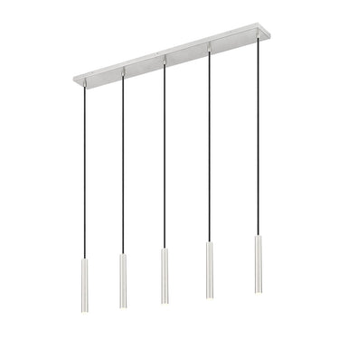 Z-Lite 12" High Forest 5 Light Linear Chandelier image