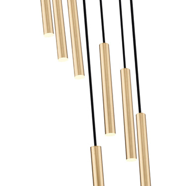 Z-Lite 12" High Forest 7 Light Chandelier image 11