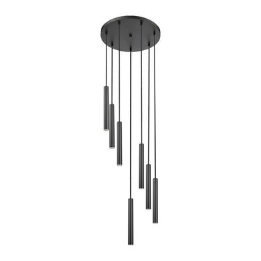 Z-Lite 12" High Forest 7 Light Chandelier image 13