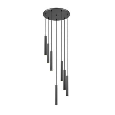 Z-Lite 12" High Forest 7 Light Chandelier image 4