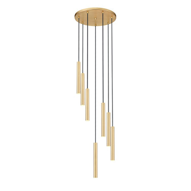 Z-Lite 12" High Forest 7 Light Chandelier image 5