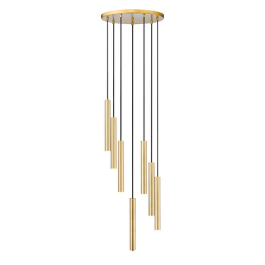 Z-Lite 12" High Forest 7 Light Chandelier image 8