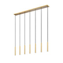 Z-Lite 12" High Forest 7 Light Linear Chandelier image 14