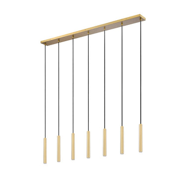 Z-Lite 12" High Forest 7 Light Linear Chandelier image 14