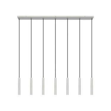 Z-Lite 12" High Forest 7 Light Linear Chandelier image 3