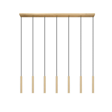 Z-Lite 12" High Forest 7 Light Linear Chandelier image 5