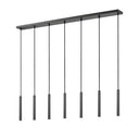 Z-Lite 12" High Forest 7 Light Linear Chandelier image 7
