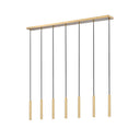 Z-Lite 12" High Forest 7 Light Linear Chandelier image 8