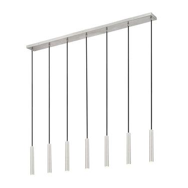 Z-Lite 12" High Forest 7 Light Linear Chandelier image