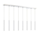 Z-Lite 12" High Forest 8 Light Linear Chandelier image 11
