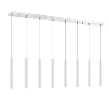 Z-Lite 12" High Forest 8 Light Linear Chandelier image 11