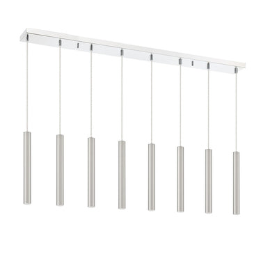 Z-Lite 12" High Forest 8 Light Linear Chandelier image 16