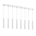 Z-Lite 12" High Forest 8 Light Linear Chandelier image 17